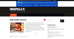 Desktop Screenshot of mikropraca.pl