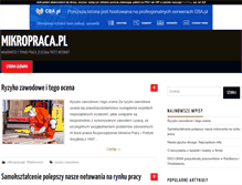 Tablet Screenshot of mikropraca.pl